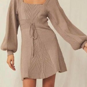 Free people emmaline dress in grey